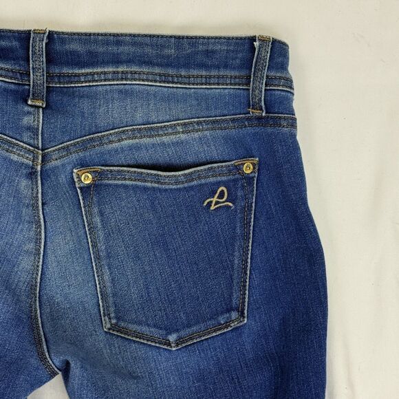 DL1961 Emma Legging Jeans 26 Dyer Blue Stretch Legging Comfort Casual EUC B17 - Picture 4 of 6